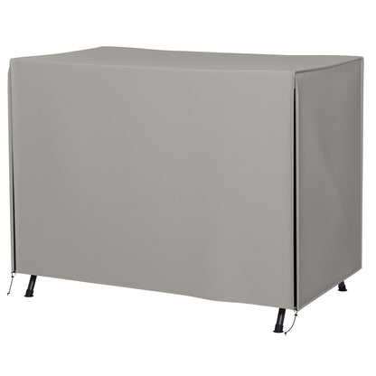 Hollywood Swing Cover 3 Seater, Water-Repellent Winterproof Protective Cover for Garden Swing, UV-Resistant Tarpaulin, Tear-Resistant 600D Oxford Fabric, 205x124x164cm Gray