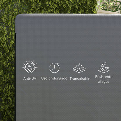 Swing Garden Cover Swing Garden Swing Cover Outdoor Swing Cover with Zipper Waterproof 215x155x150 cm Dark Gray
