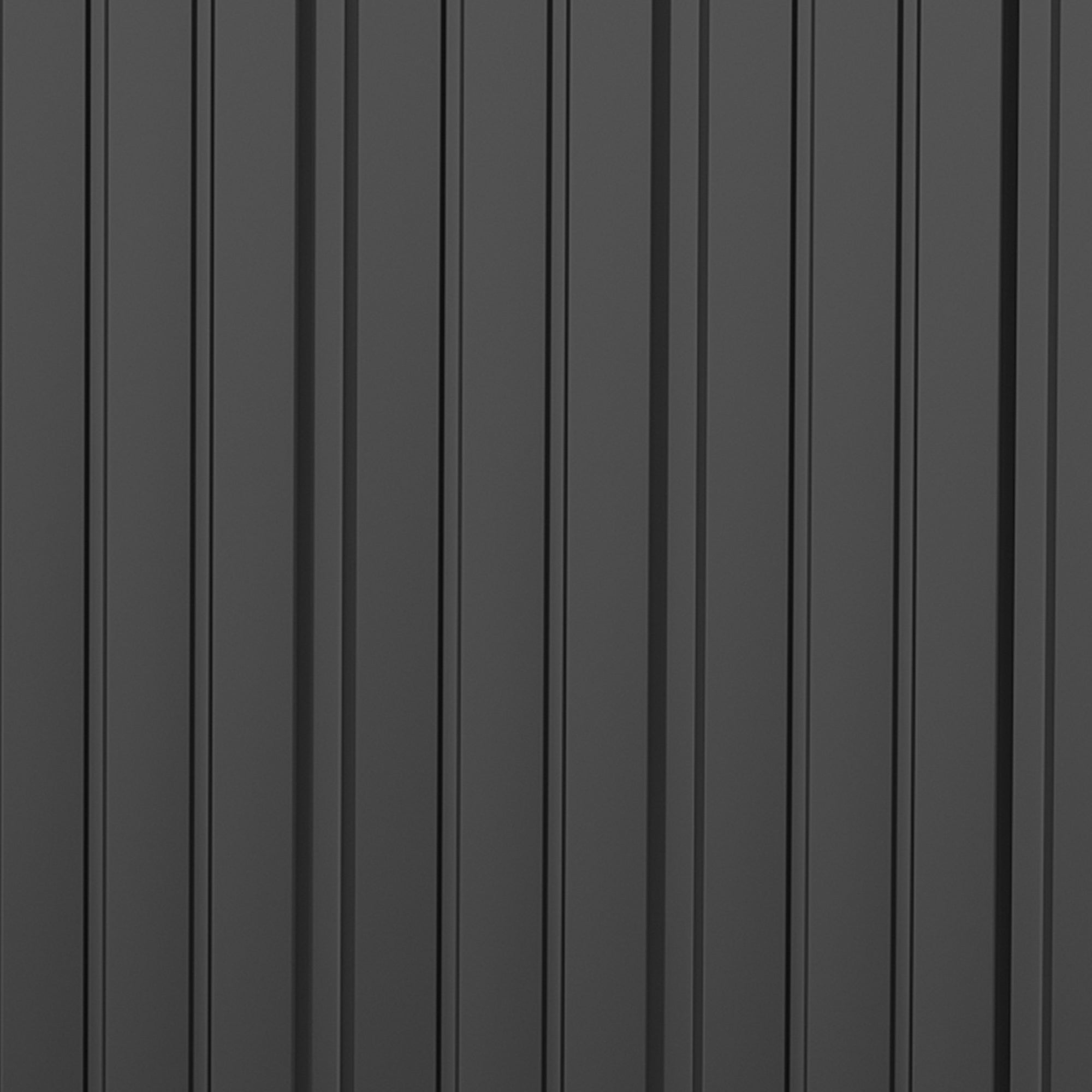 Utility Shed with Pent Roof 1.34m² Garden House Tool Shed Lockable Utility Cabinet Galvanized Steel Black 161.5 x 94.5 x 196 cm