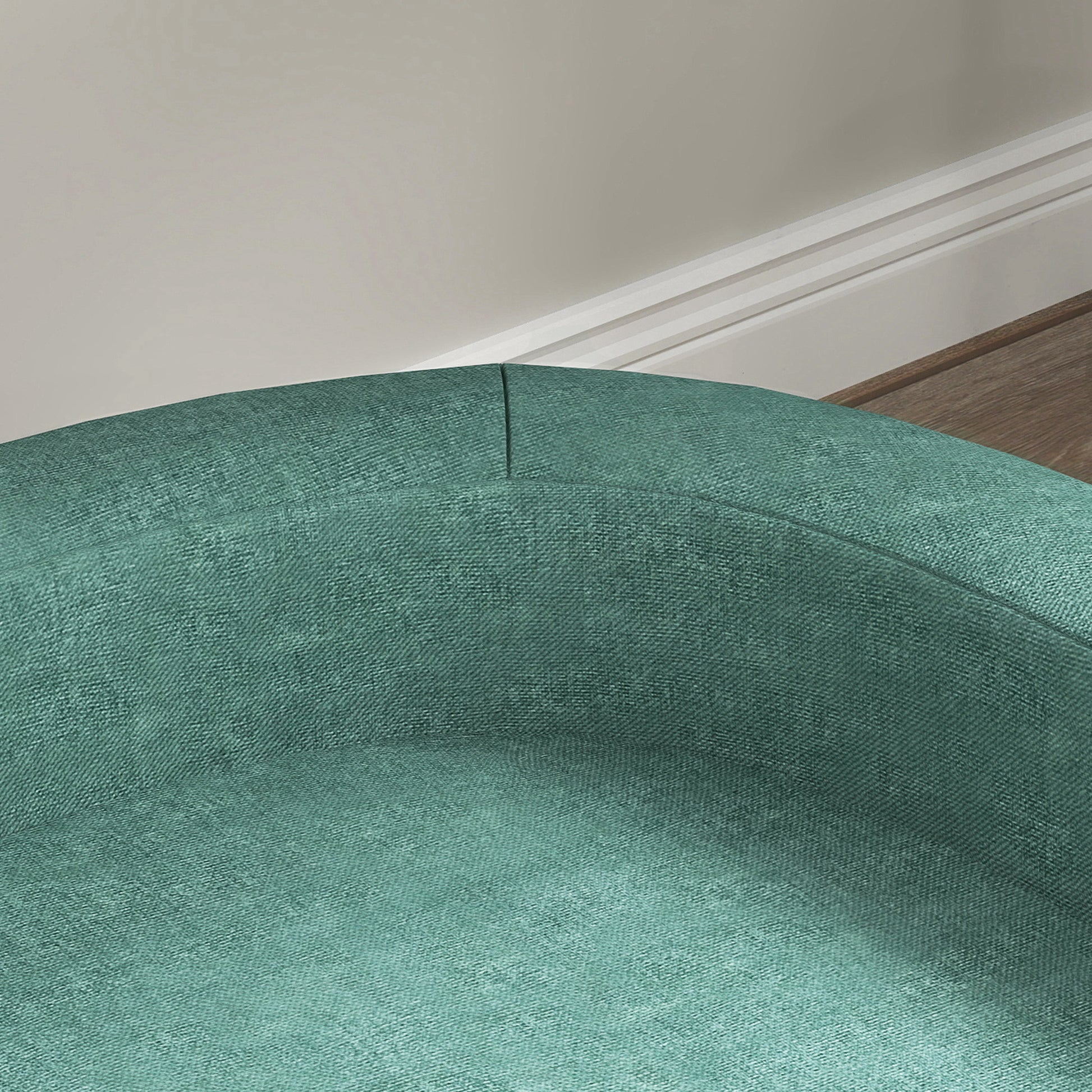 Dog Sofa, Pet Sofa Cat Sofa with Cushion, Dog Bed for Large Dogs, Dog Couch with Elevated Design, Dog Chair with Wooden Legs, Green, 98 x 67 x 25 cm