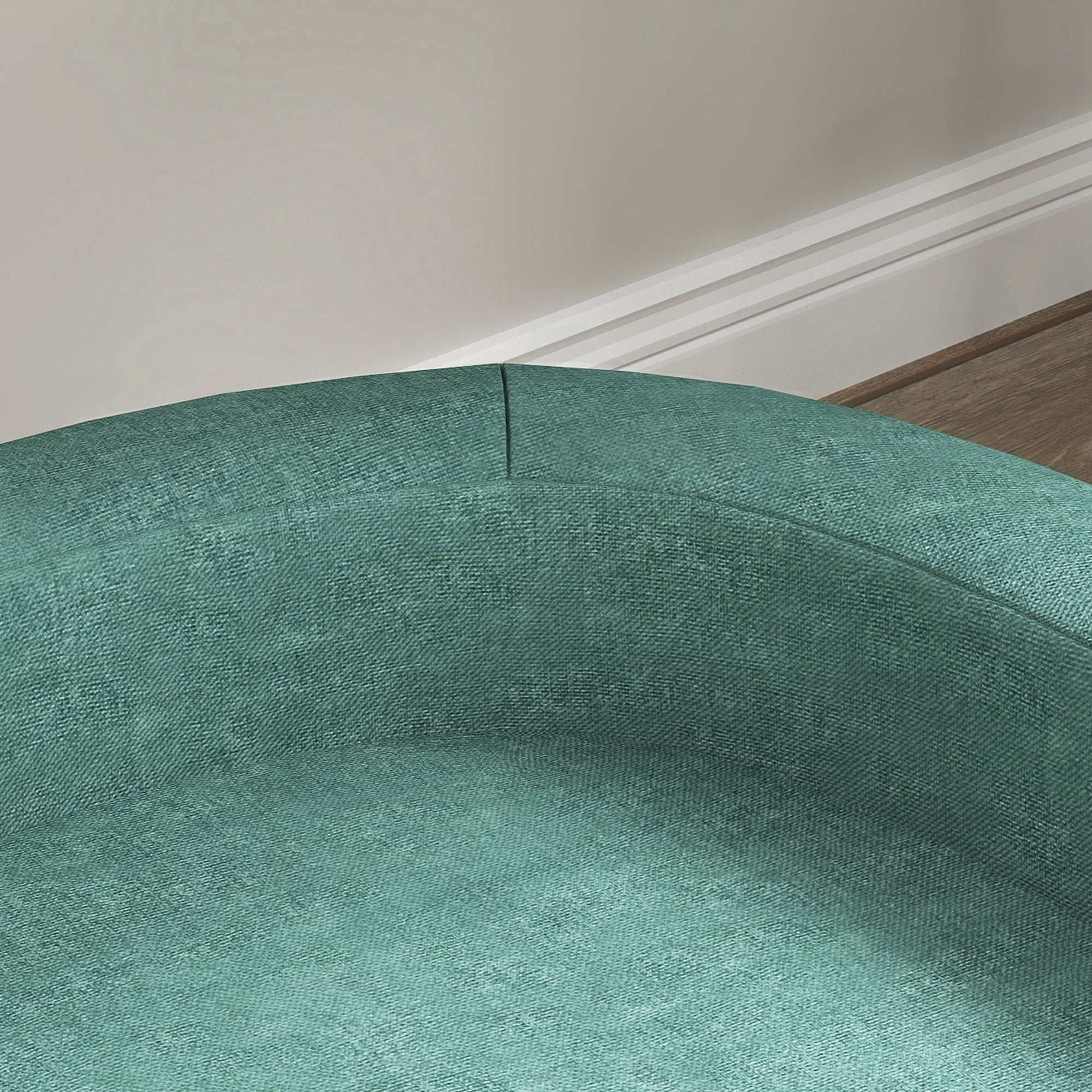 Dog Sofa, Pet Sofa Cat Sofa with Cushion, Dog Bed for Large Dogs, Dog Couch with Elevated Design, Dog Chair with Wooden Legs, Green, 98 x 67 x 25 cm