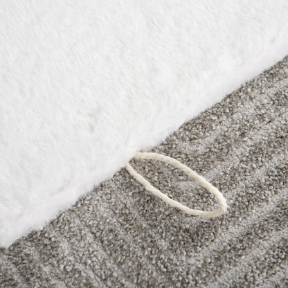 Foldable Indoor Cat House Large Cat Cave with Removable Lid Cushions 2 Entrances and Window Cat Stool 63.5x37x40 cm Beige