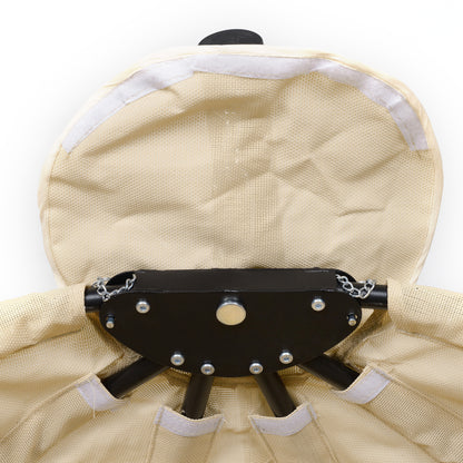 Egg-Shaped Hanging Chair for Outdoor, Hanging Swing with Removable Washable Seat, Stand, Hammock, Swing Chair for Indoor Outdoor, Patio, Garden, Khaki