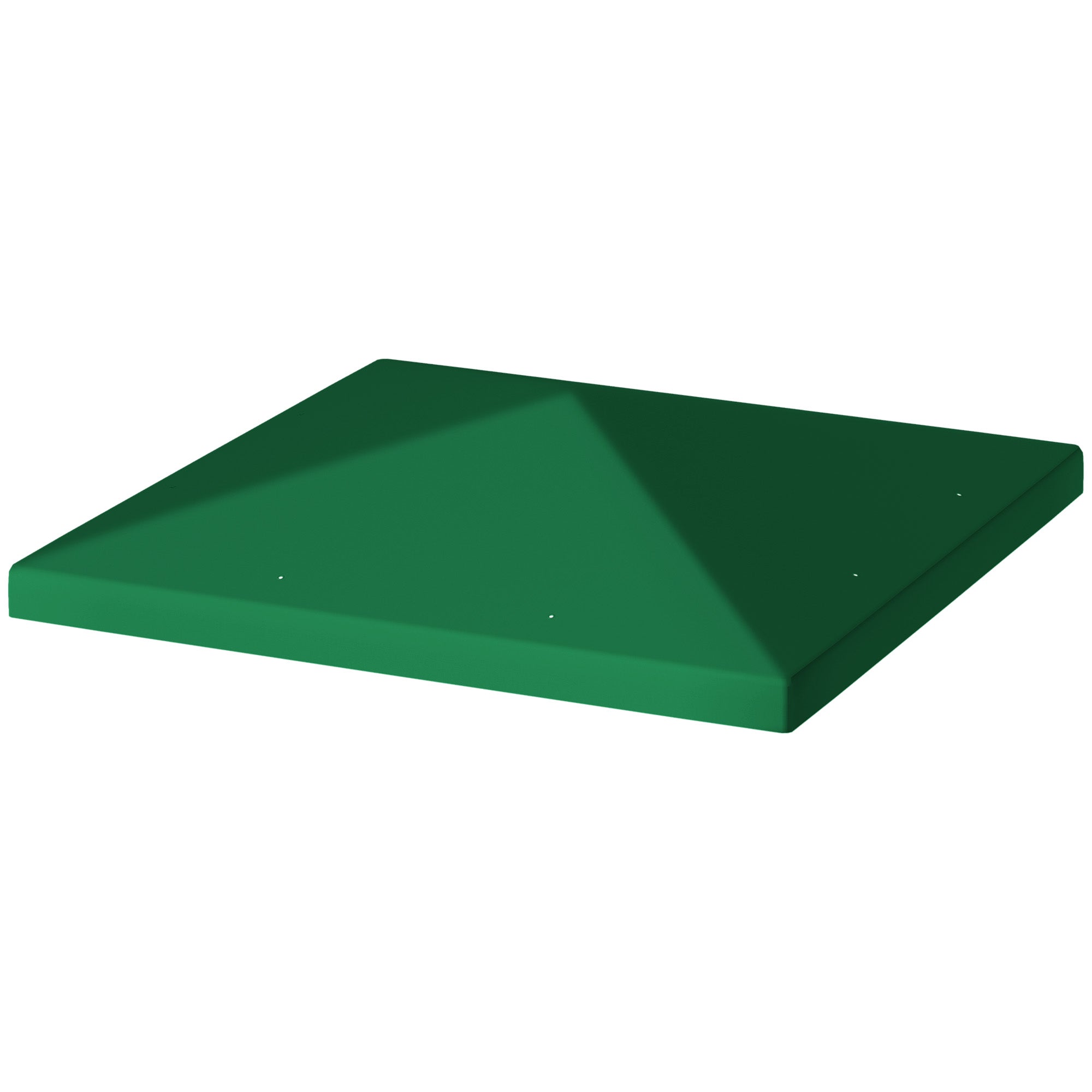 Replacement Canopy Cover for 3x3m Garden Gazebo, Water Resistant Oxford Fabric 600D 370g/㎡ Anti-UV 30+ with 8 Drainage Holes, Green