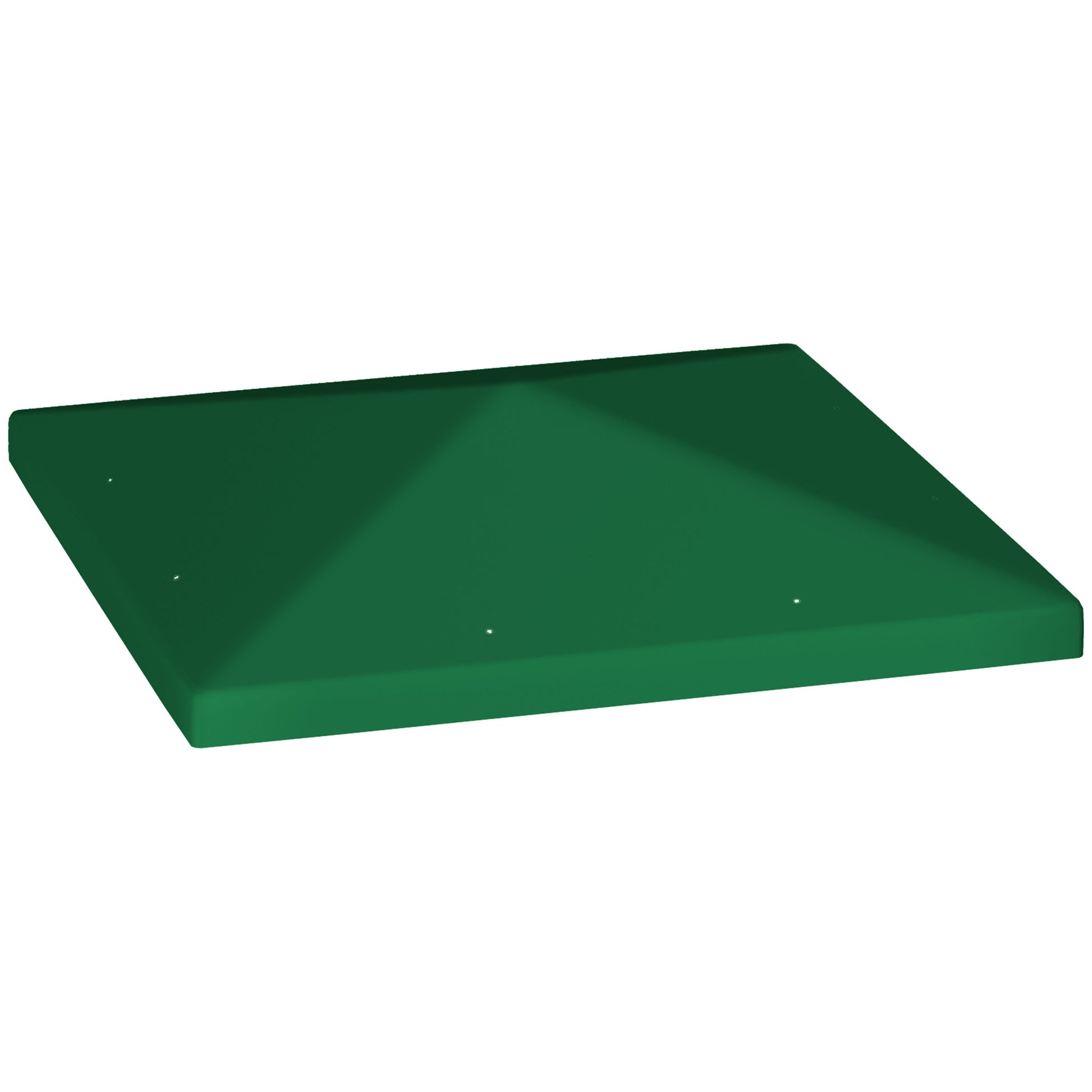 Replacement Canopy Cover for 3x3m Garden Gazebo, Water Resistant Oxford Fabric 600D 370g/㎡ Anti-UV 30+ with 8 Drainage Holes, Green