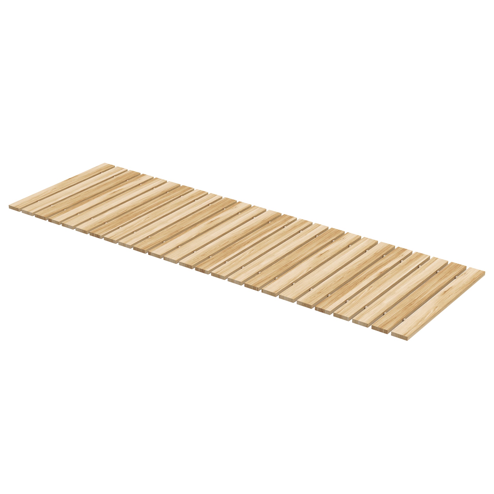 Garden Wooden Pathway 120x38 cm Straight Roll-up Walkway for Outdoors Weather-Resistant Decorative Garden for Beach Wedding Party Natural