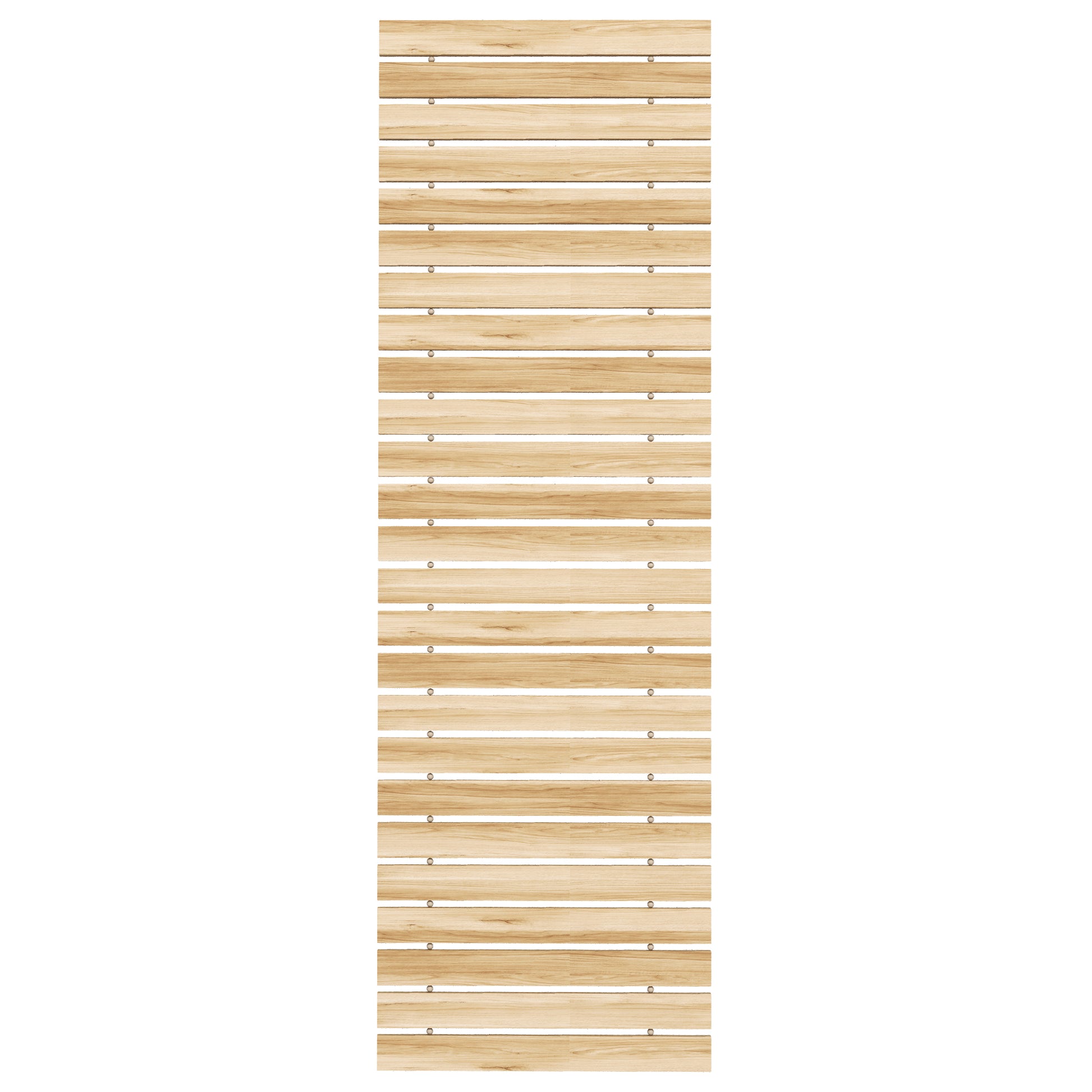 Garden Wooden Pathway 120x38 cm Straight Roll-up Walkway for Outdoors Weather-Resistant Decorative Garden for Beach Wedding Party Natural