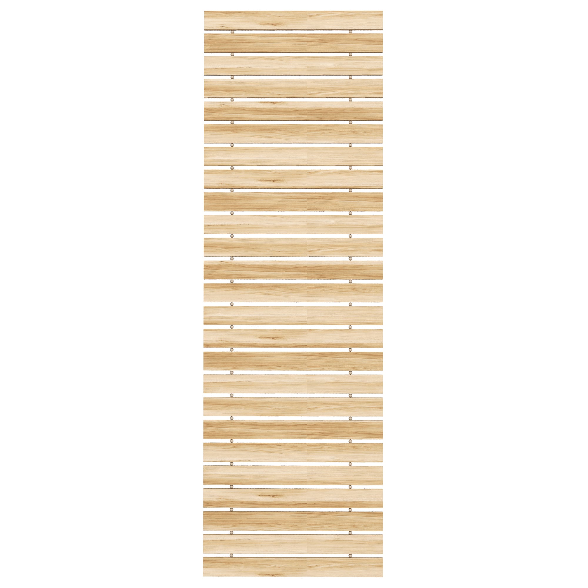 Garden Wooden Pathway 120x38 cm Straight Roll-up Walkway for Outdoors Weather-Resistant Decorative Garden for Beach Wedding Party Natural