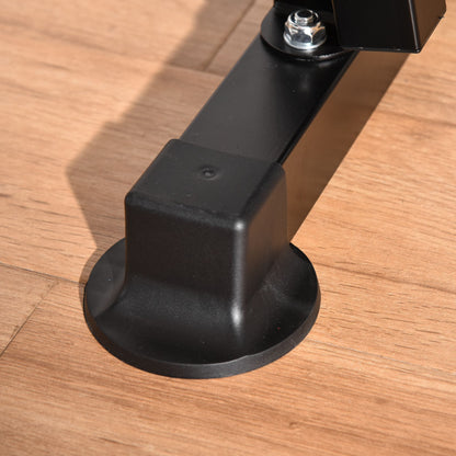 Multifunctional Weight Bench Weight Training Bench with Adjustable Backrest Bar Support Leg Extension Preacher Curl Butterfly Gym Office Training Black