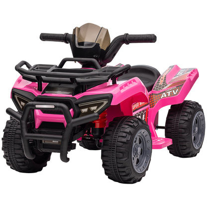 Kids Quad Electric 6V Children's Quad with Forward Function, Music, Electric Quad for Kids 1.5-3 Years Pink