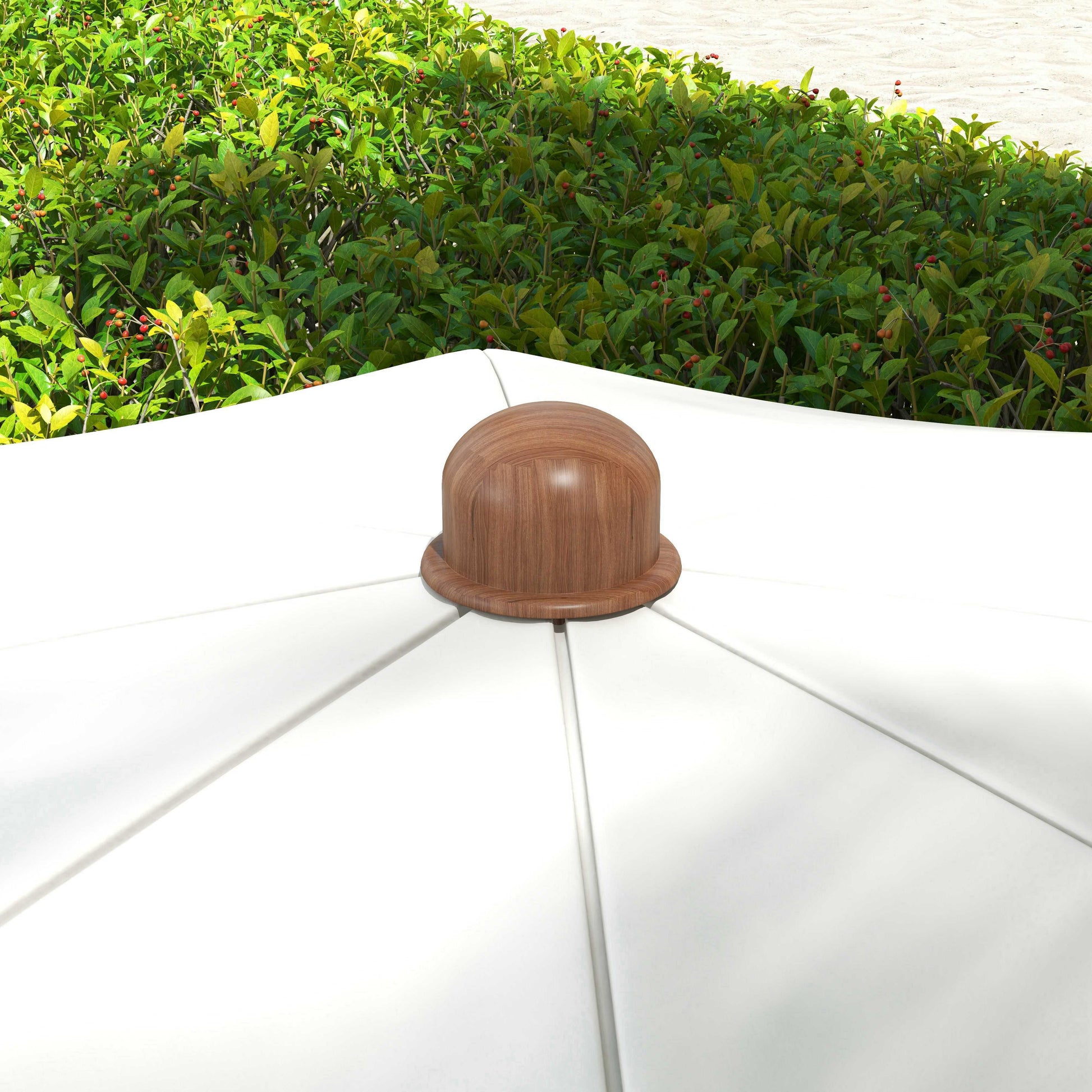 Beach Umbrella with Fringes Ø190x210 cm Patio Sunshade with 8 Rods Manual Opening Anti-UV Waterproof and Carry Bag for Garden Pool Light Gray