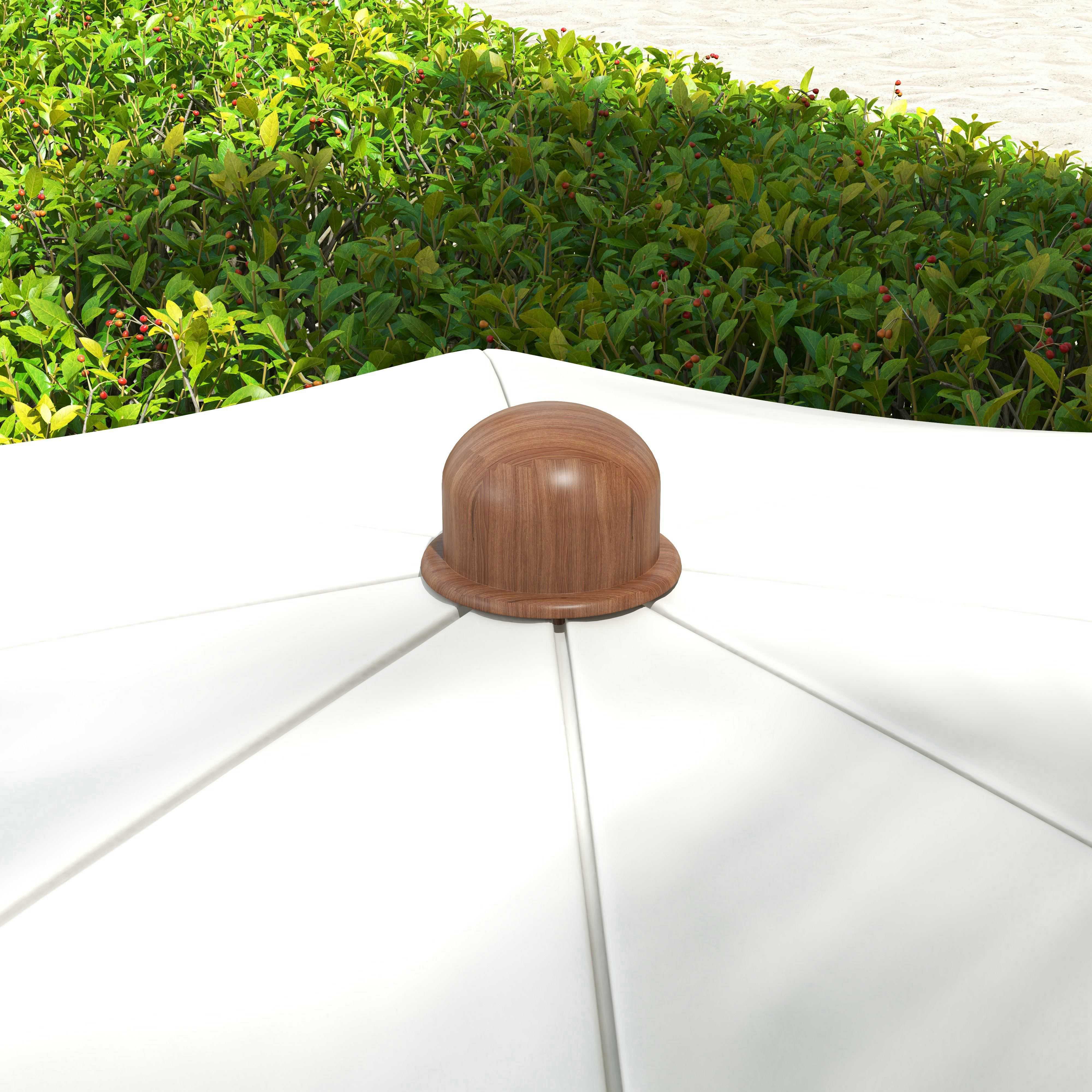 Beach Umbrella with Fringes Ø190x210 cm Patio Sunshade with 8 Rods Manual Opening Anti-UV Waterproof and Carry Bag for Garden Pool Light Gray