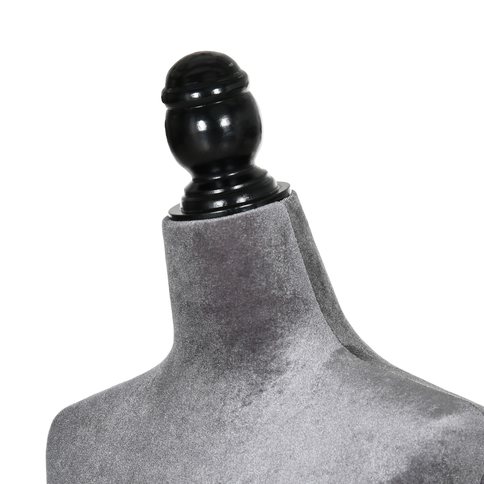 Female Sewing Mannequin Adjustable 130-168 cm with Wooden Tripod for Fashion Photography Clothing Display in Gray