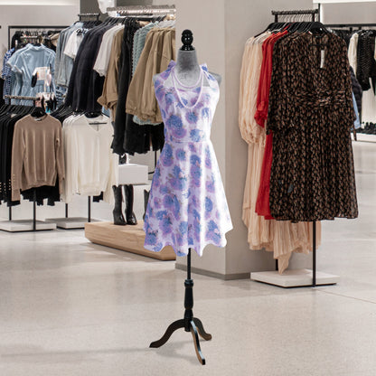 Female Sewing Mannequin Adjustable 130-168 cm with Wooden Tripod for Fashion Photography Clothing Display in Gray