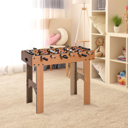 Professional Foosball Table for Children and Adults with MDF Wood Rods 92x46x78cm