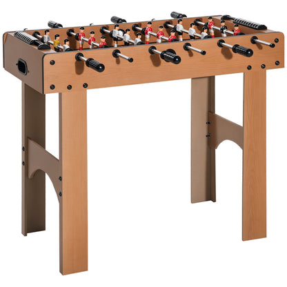 Professional Foosball Table for Children and Adults with MDF Wood Rods 92x46x78cm