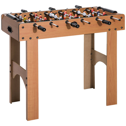Professional Foosball Table for Children and Adults with MDF Wood Rods 92x46x78cm