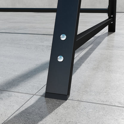 Hollywood Swing with Adjustable Sunshade, 2-Seater Garden Swing, Weatherproof Swing Bench up to 240kg, Garden Lounger for Garden, Patio, 142 x 112 x 162cm, Black