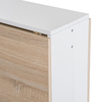 Folding Dining Table Kitchen Side Table with 2 Drop Leaves Space Saving Modern Design 103x76x73.5cm Wood