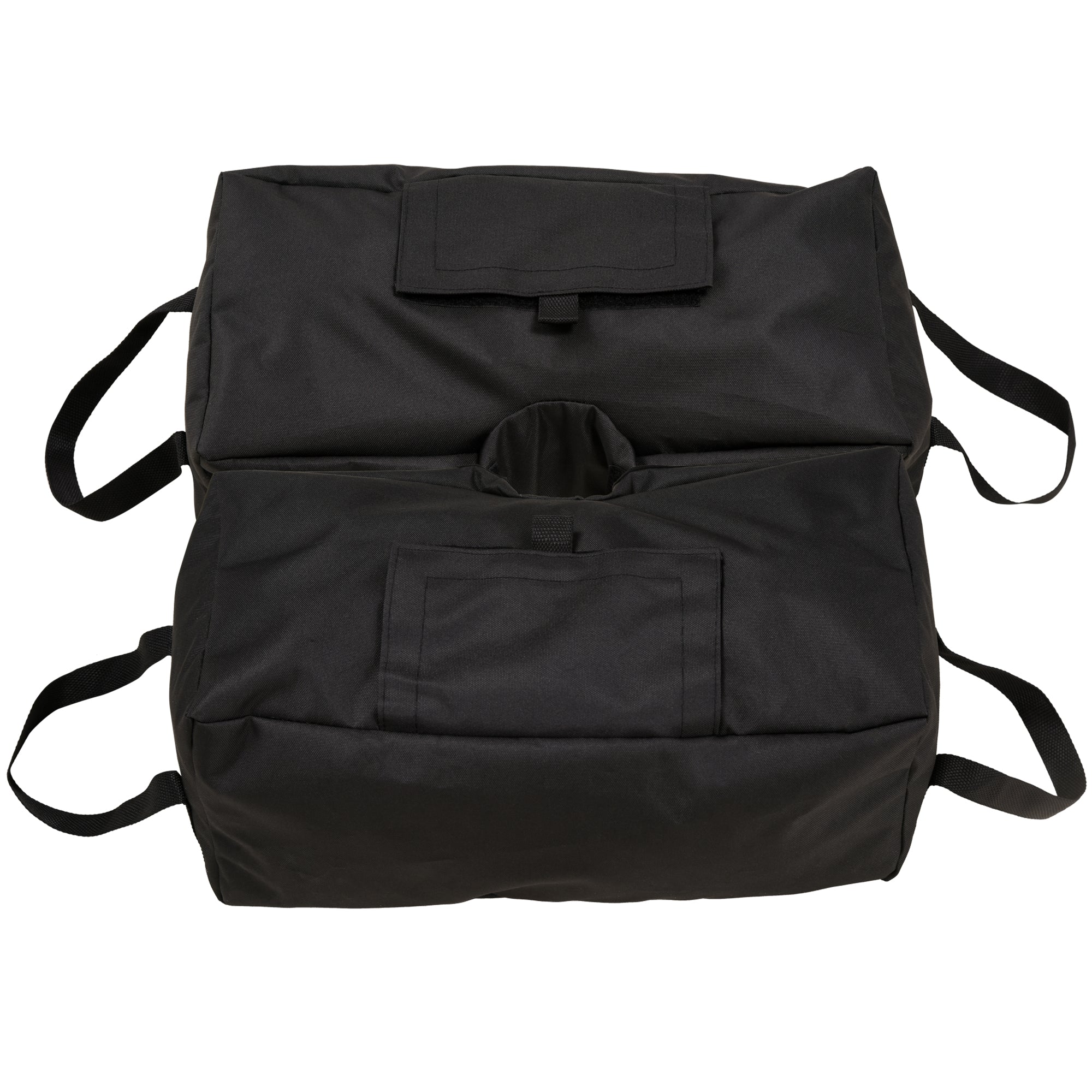 Sun Umbrella Stand Umbrella Stand Sandbag Market Umbrella Stand 2 x Bags Fillable 50 kg with Shovel Polyester + Plastic Black 50 x 25 x 18 cm