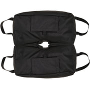 Sun Umbrella Stand Umbrella Stand Sandbag Market Umbrella Stand 2 x Bags Fillable 50 kg with Shovel Polyester + Plastic Black 50 x 25 x 18 cm