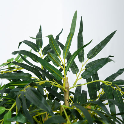 Artificial Bamboo 150cm with Pot Tree Realistic Decorative Synthetic Plant for Home Garden Office Ø18x150 cm Green