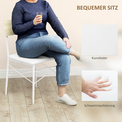 Dining Set Dining Table with Bench and 2 Chairs Space-Saving Kitchen Table Set with Storage for 4 People Dining Group for Dining Room, Kitchen, Oak