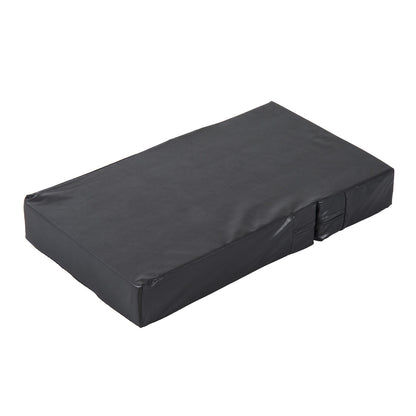 Pet Stairs Animal Pad 2 Steps Foldable Dog Stairs Stairs Pad for Cats and Dogs Black L45 x W39 x H20 cm