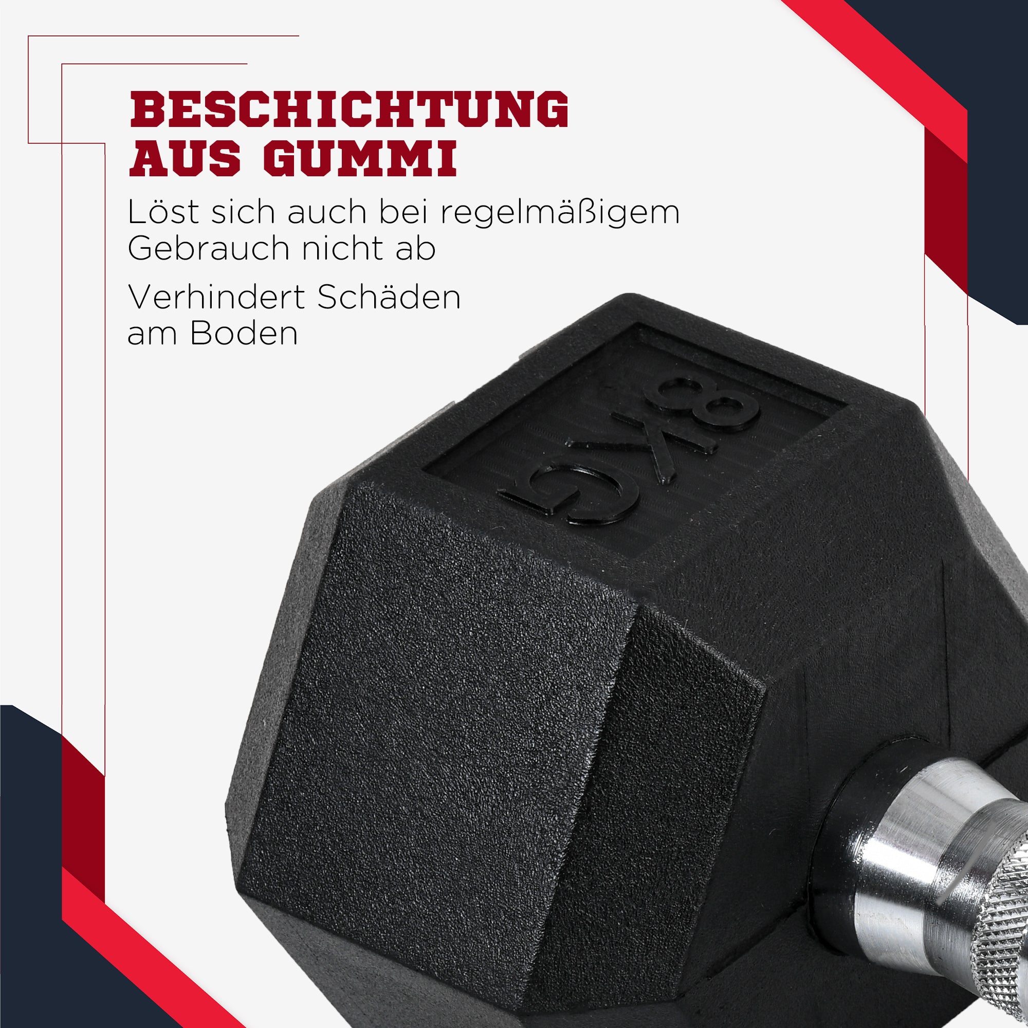 Dumbbell Set, 2-Pack Dumbbells with Knurled Grip, Cast Iron Dumbbell Set, 2 x 6 kg, Dumbbells for Men and Women, Dumbbell Set for Home, Gym, Strength Training