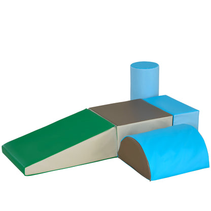 5 Piece Soft Building Blocks for Children Climbing Building Blocks Soft Foam Building Blocks Giant Building Blocks Foam Blocks Building Block Set Building Blocks for Babies & Toddlers Multicolor