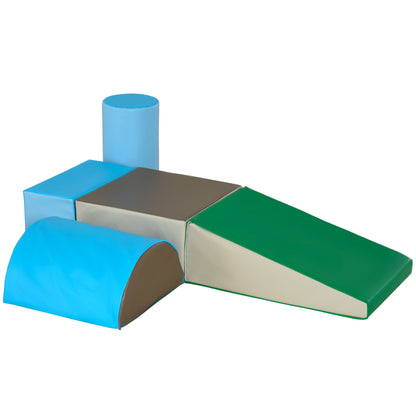 5 Piece Soft Building Blocks for Children Climbing Building Blocks Soft Foam Building Blocks Giant Building Blocks Foam Blocks Building Block Set Building Blocks for Babies & Toddlers Multicolor