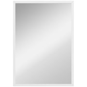 Rectangular Mirror 50x70 cm Bathroom Mirror Decorative Wall Mirror for Living Room Entryway Hallway Horizontal or Vertical White