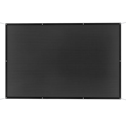 Rectangular Shade Sail Canopy 3x2 m Garden Sun Protection 65% Breathable and Anti-Freeze for Patio Terrace Balcony Black