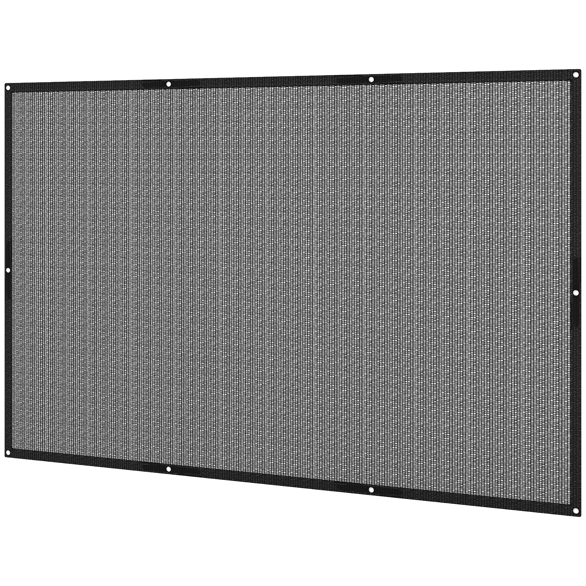 Rectangular Shade Sail Canopy 3x2 m Garden Sun Protection 65% Breathable and Anti-Freeze for Patio Terrace Balcony Black