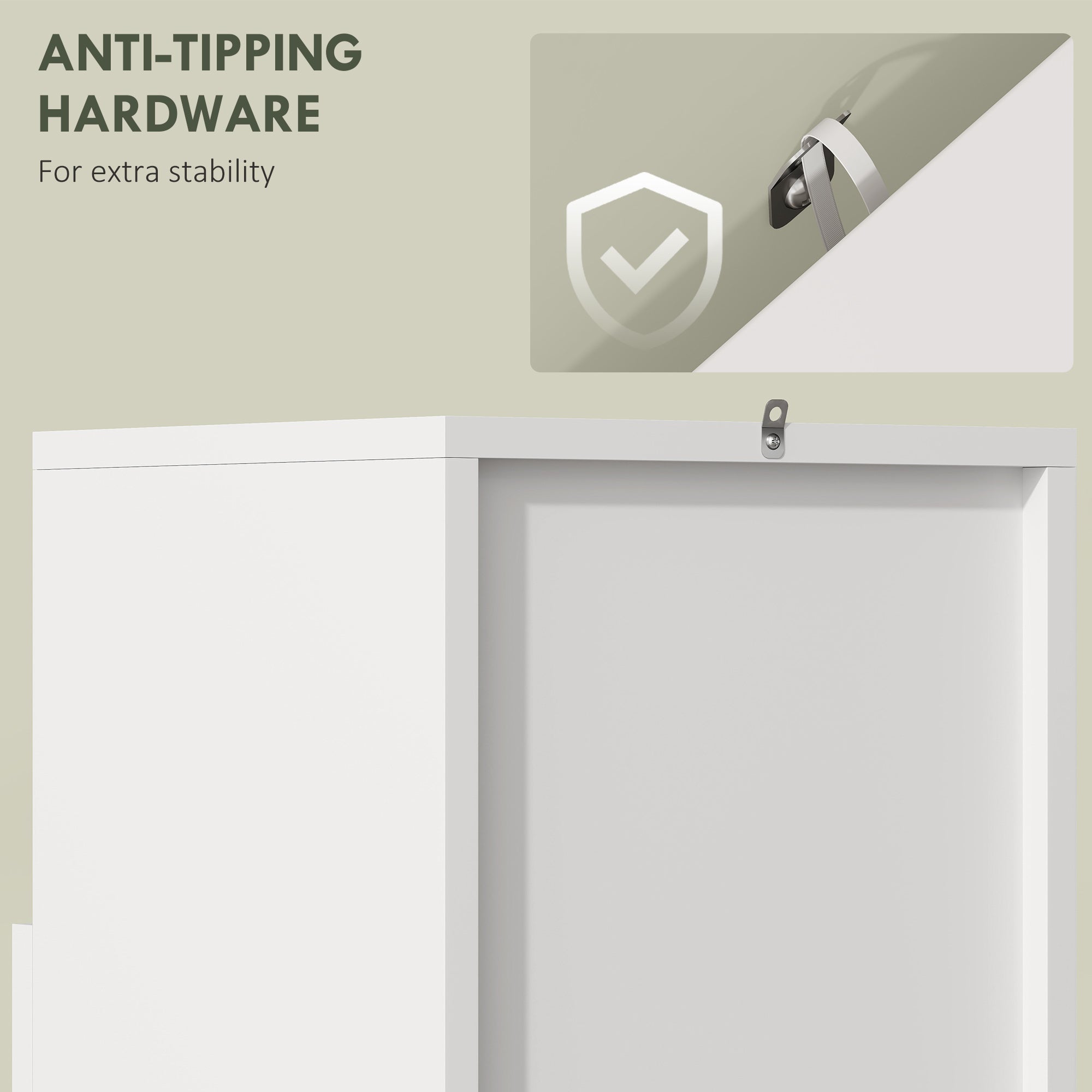 Narrow Bathroom Cabinet with Soft-Close Door & Open Shelf, Space-Saving Storage with Adjustable Shelves, 11.8 x 11.8 x 28.1 in, White & Natural Wood