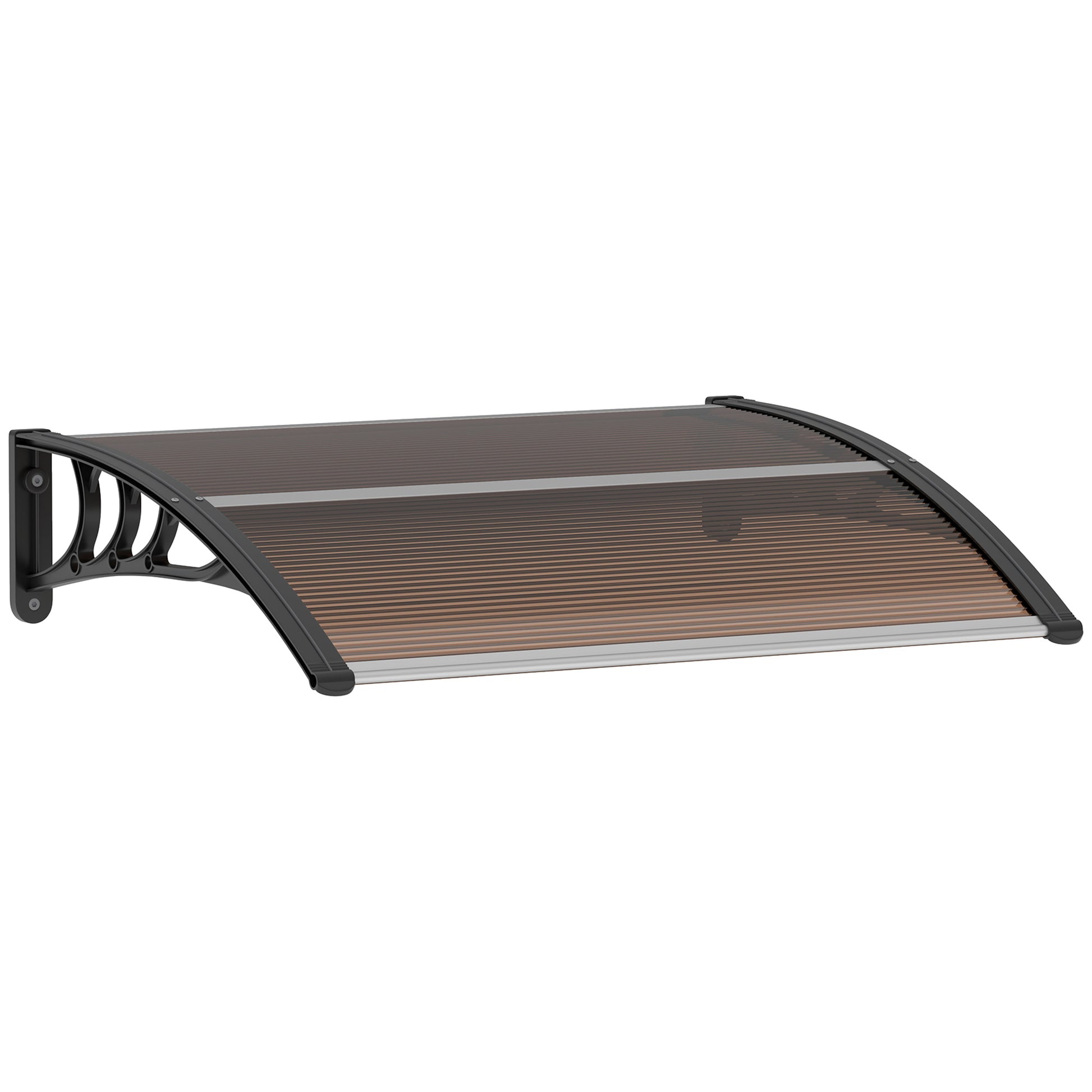 Door Canopy Front Door Canopy 120 x 75 cm Flat Door Canopy Polycarbonate Cover