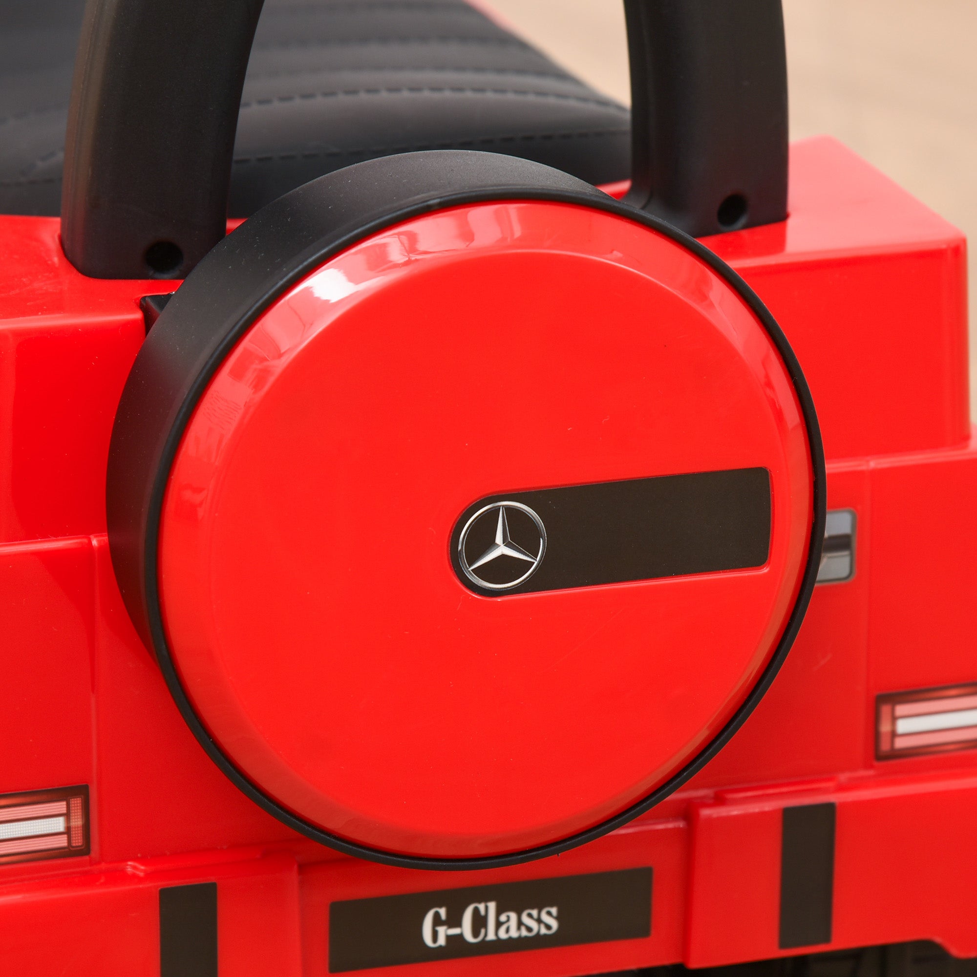 Kids Ride-On Truck Mercedes Benz Licensed Push Vehicle 12-36 Months Trunk Horn Headlights Red