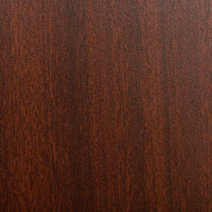 Classic TV Stand for Living Room with 2 Shelves and 2 Cabinets, in MDF and Stainless Steel, Brown, 120x39.5x52cm