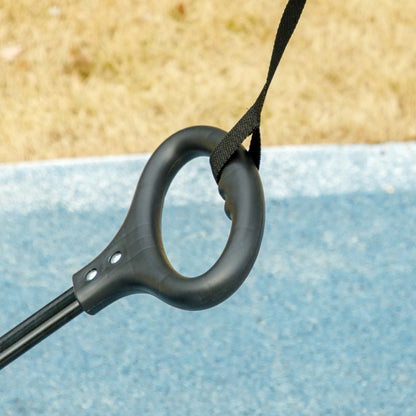 Dog Stroller Foldable Pet Stroller Mini Doggie Stroller with Adjustable Push Bar Open Design Cushion Storage Bag and Wheels 53x45x28 cm Dark Blue