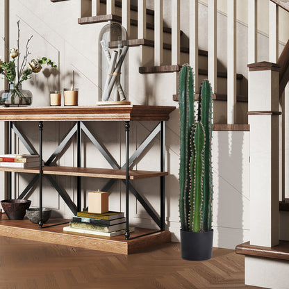 Large Realistic Artificial Cactus Big Size Ø 17 x 98H cm Green Plant