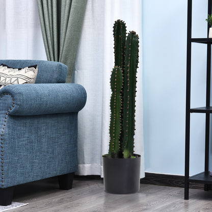 Large Realistic Artificial Cactus Big Size Ø 17 x 98H cm Green Plant