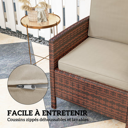 Set of 2 chair cushions removable seat cushions high comfort padded quilted foam polyester fabric khaki