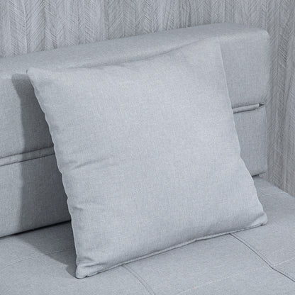 Folding Sleeper Chair, Sofa Bed, 2-in-1 Folding Armchair with Bed Function, Recliner with Pillow, Guest Bed for Living Room, Bedroom, up to 120 kg Capacity, Light Gray