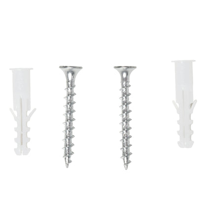 Bathroom Cabinet with Mirror with 2 Doors and Adjustable Shelf Hanging Bathroom Cabinet for Toilet Modern Style 48x14.5x45 cm White