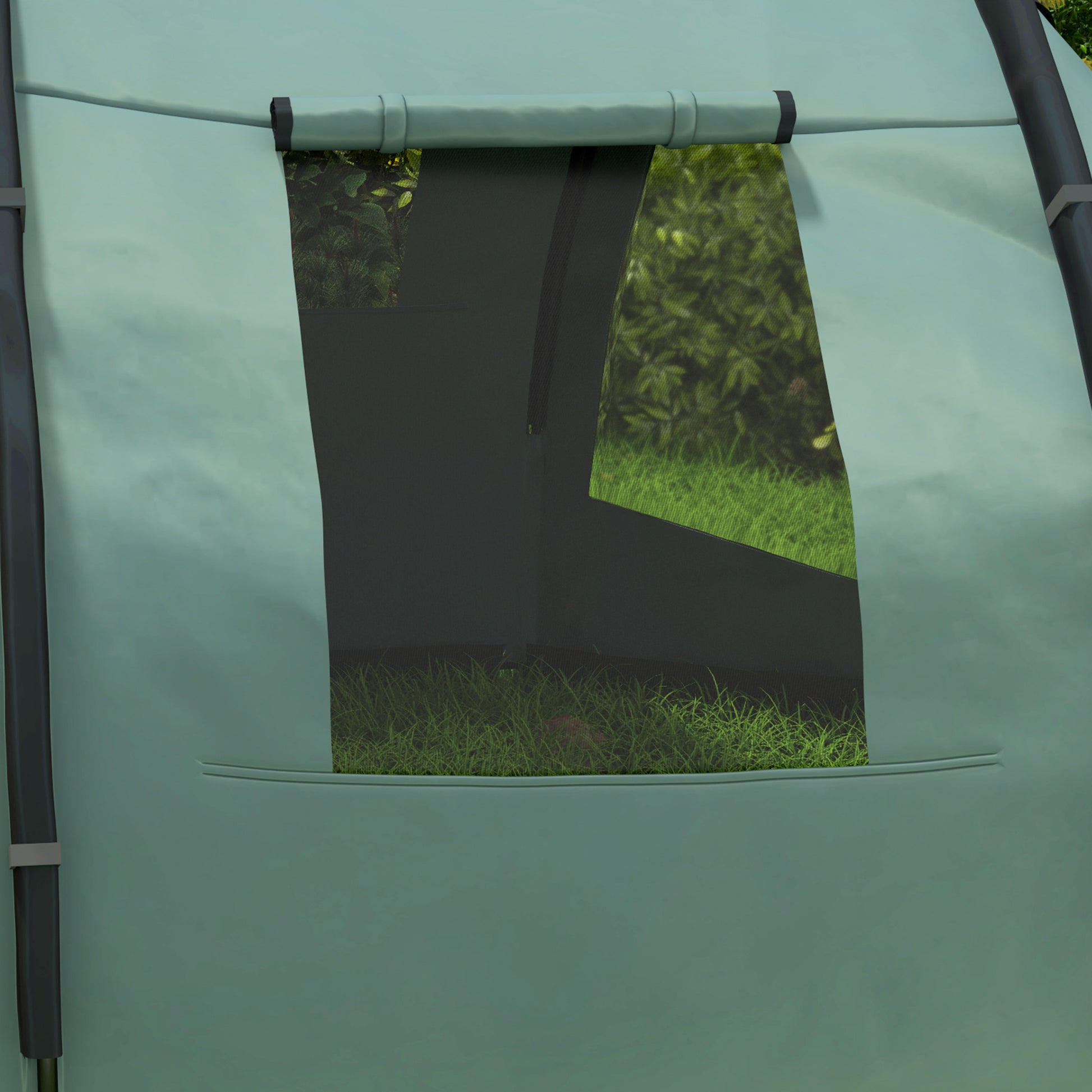 Camping Tent for 4 Persons Light, Stable Waterproof Family Tent with Door Window, Carry Bag, Tunnel Tent with 2000mm Water Column Tent for Camping Travel Trekking Garden