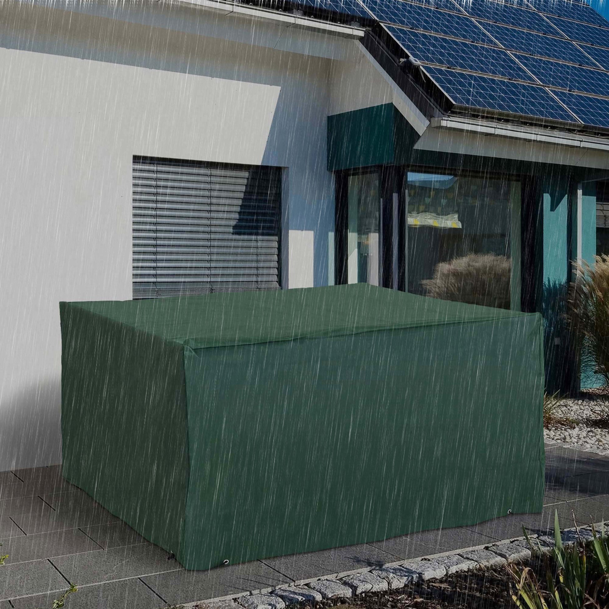 Protective Cover for Garden Furniture Green 600D Oxford 135 x 135 x 75 cm