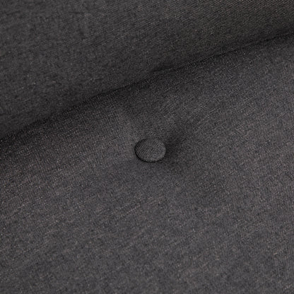 Floor Chair 2-in-1 Folding Bed with Adjustable Backrest Floor Sofa with Decorative Pillow, Floor Seat Cushion for Living Room, Bedroom, Linen, Dark Gray