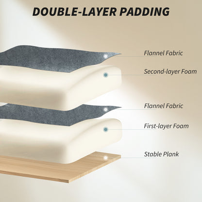 Ergonomic Office Chair with Lumbar Support, Adjustable Footrest & 360° Swivel — Padded Polar Fleece, Dark Gray