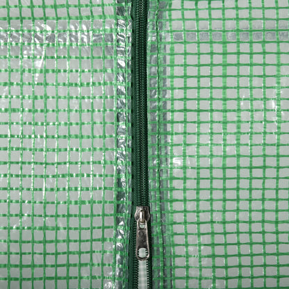 Foliage Greenhouse with 6 Shelves Walk-in Garden Shed Greenhouse Tomato House Plant House with Roll-up Entrance Cold Frame Green 141 x 72 x 191 cm