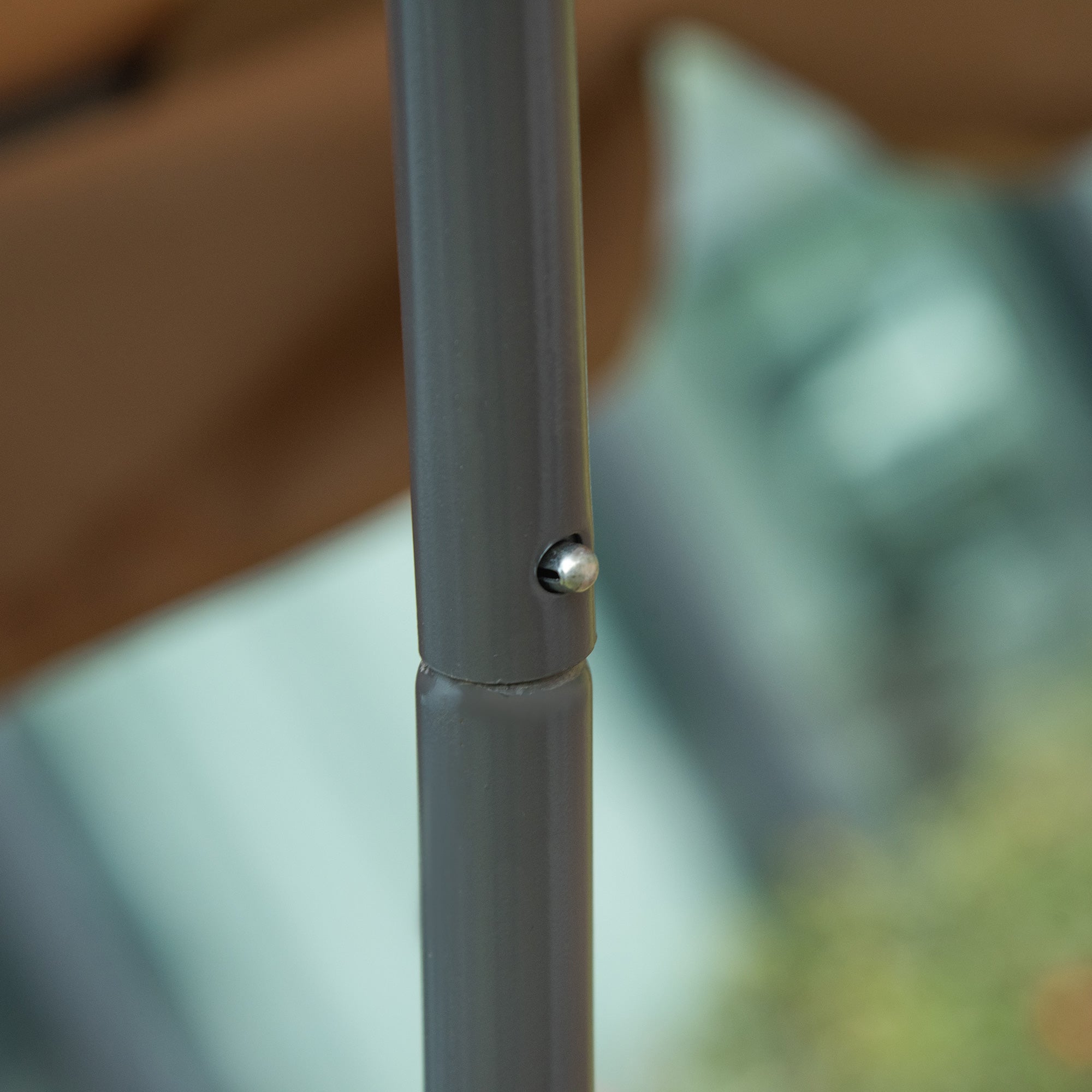 Double Sun Lounger with Adjustable Parasol for Outdoor and Garden 200x175x134cm Brown